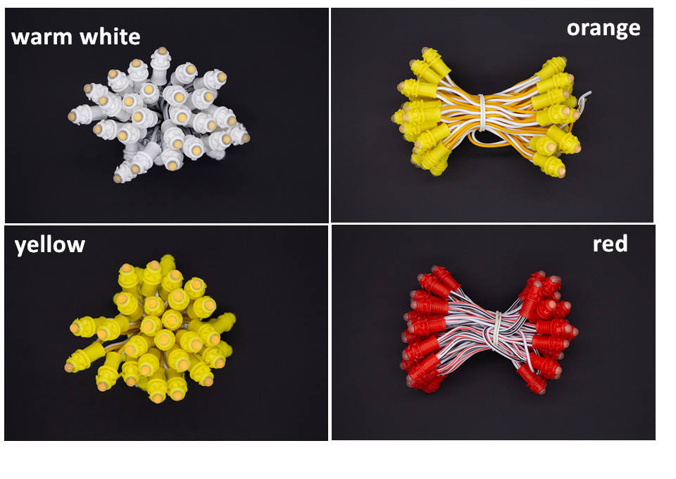 LED ĐÚC F5 ĐẾ 9MM Chống Nước Dùng Quấn Cây - Ảnh 2