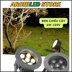 đèn chiếu cây 6W