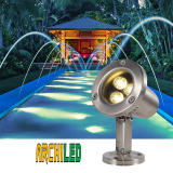 Đèn Led Âm Nước Ánh Sáng Vàng 3W, Ứng Dụng Phổ Biến Trong Chiếu Sáng Hồ Koi